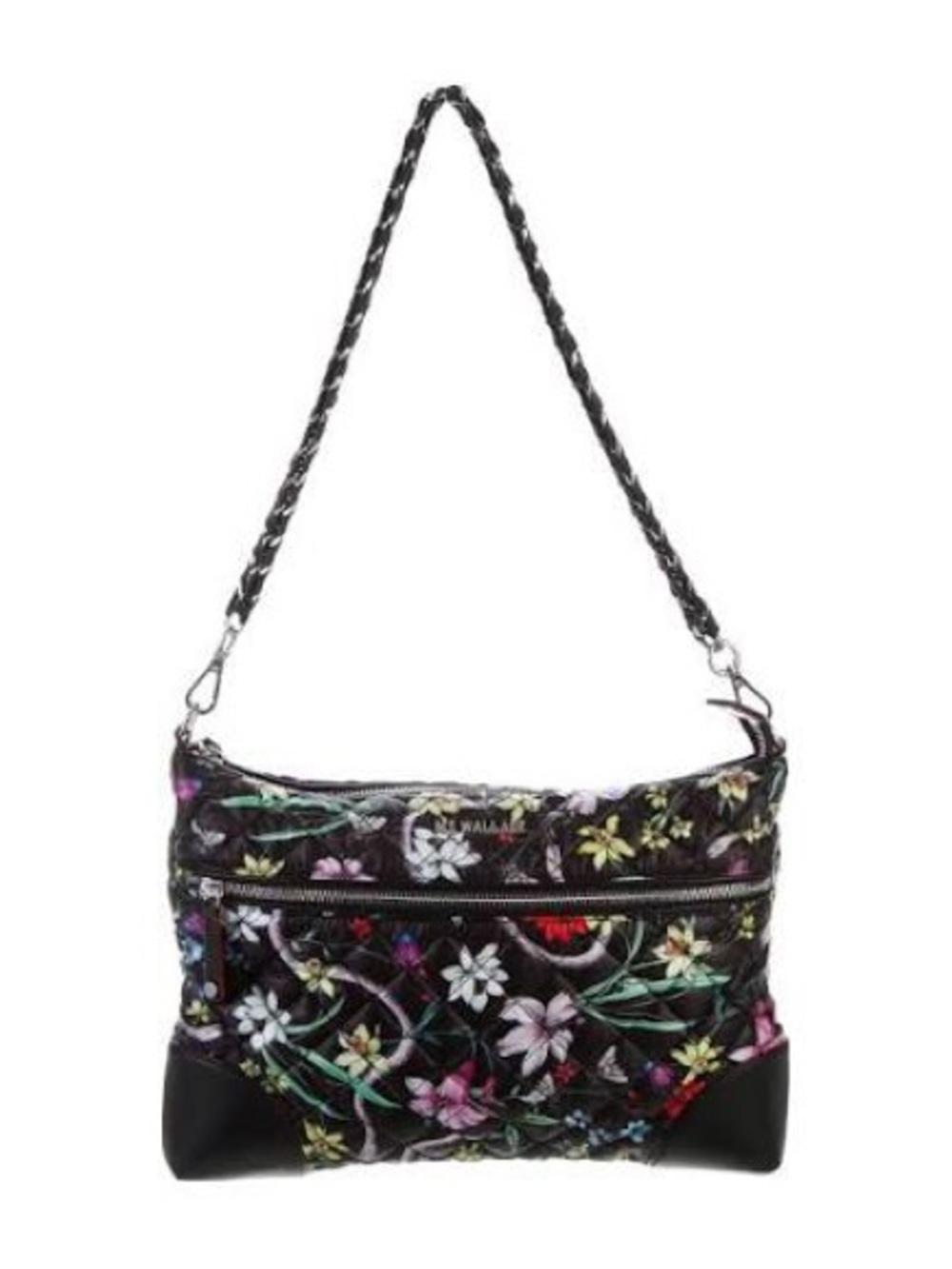 MZ WALLACE Eden Floral Crosby Bag Quilted Floral Purse w/ Market Pouch